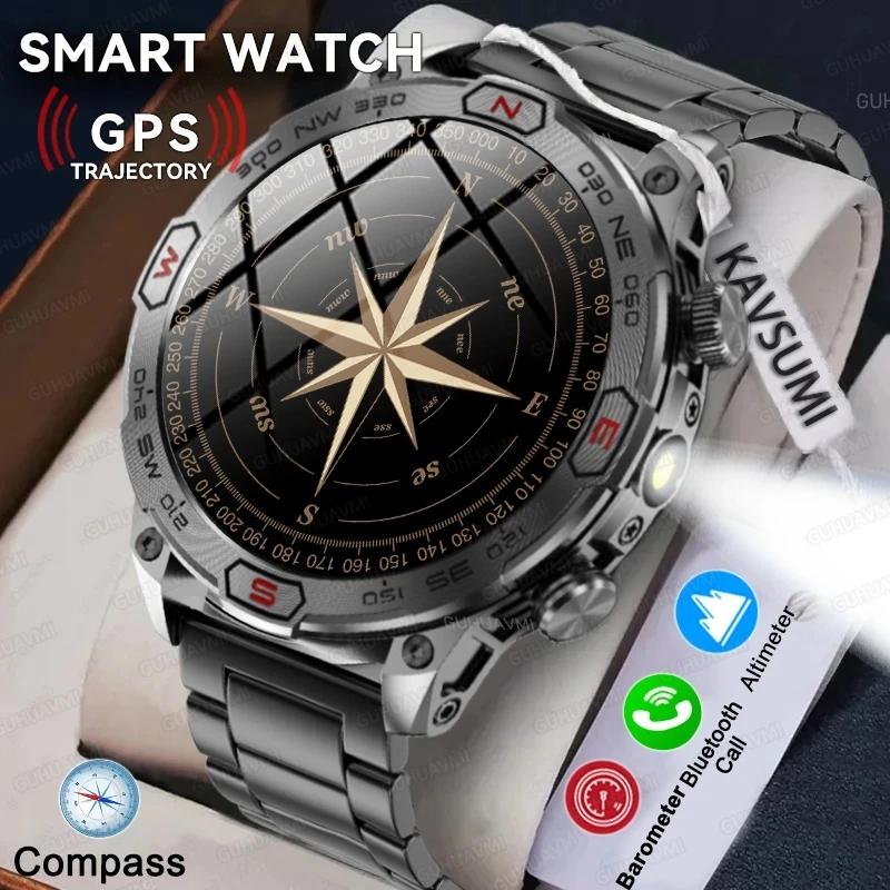 2024 New Outdoor Compass GPS Smart Watch Men AMOLED HD Screen Heart Rate Bluetooth Call Waterproof Sport SmartWatch For Xiaomi
2024 New Outdoor Compass GPS Smart Watch Men AMOLED HD Screen Heart Rate Bluetooth Call Waterproof Sport SmartWatch For Xiaomi