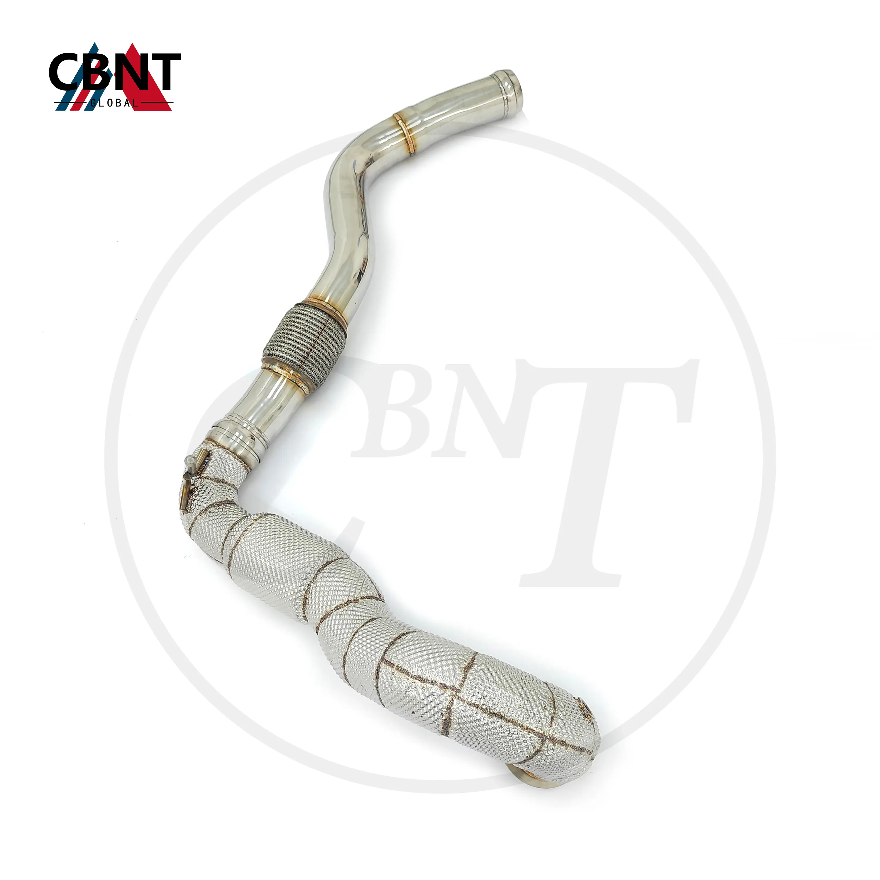 CBNT For Mercedes Benz W176 A45 CLA45 GLA45 2.0T 2014-2018 Exhaust Header Downpipe with Heat Shield SS304 Exhaust-pipe
CBNT For Mercedes Benz W176 A45 CLA45 GLA45 2.0T 2014-2018 Exhaust Header Downpipe with Heat Shield SS304 Exhaust-pipe