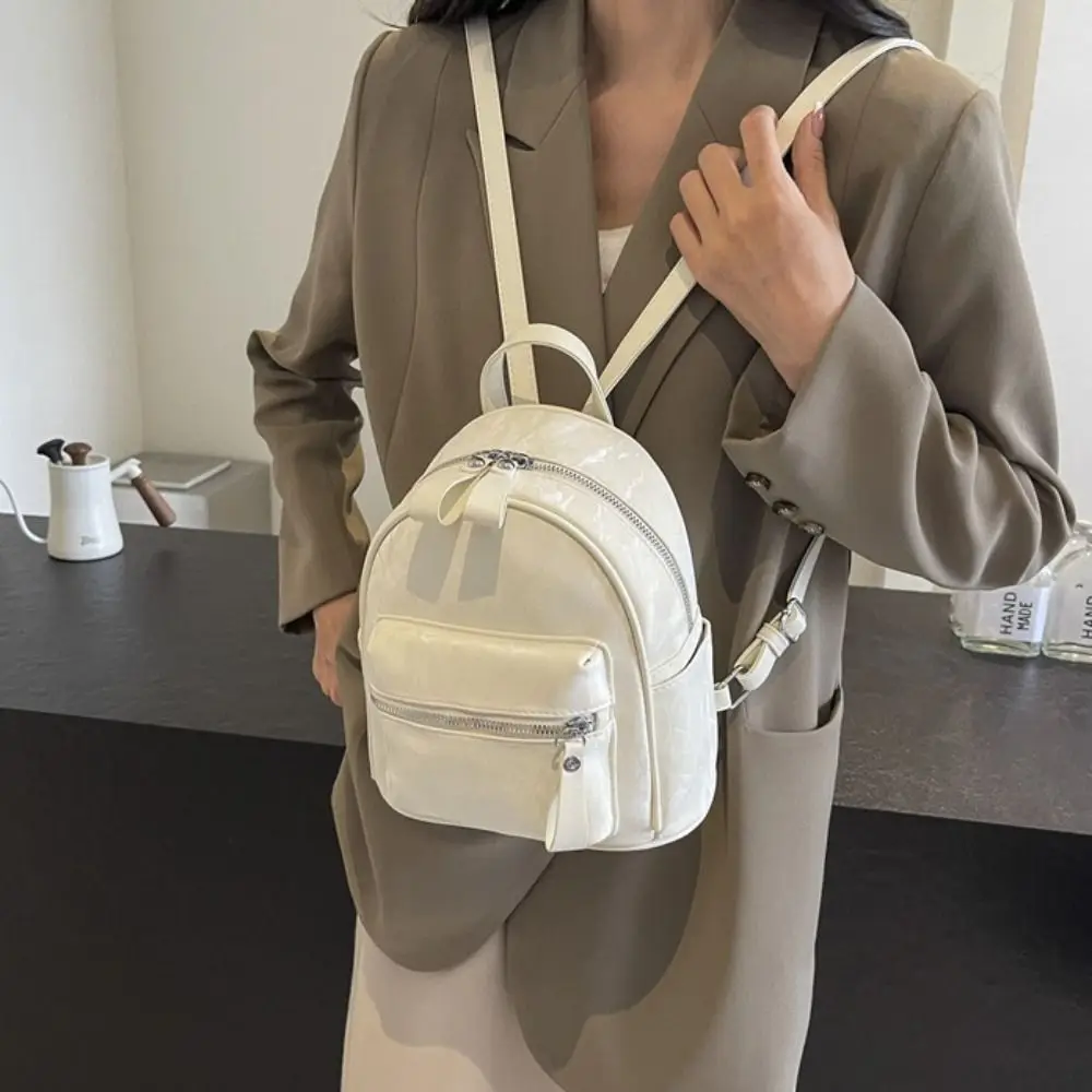 Large Capacity Women Small Backpack Solid Color Top Handle Casual Shoulder Bag Daypack All-match Mini Travel Backpack Women
Large Capacity Women Small Backpack Solid Color Top Handle Casual Shoulder Bag Daypack All-match Mini Travel Backpack Women