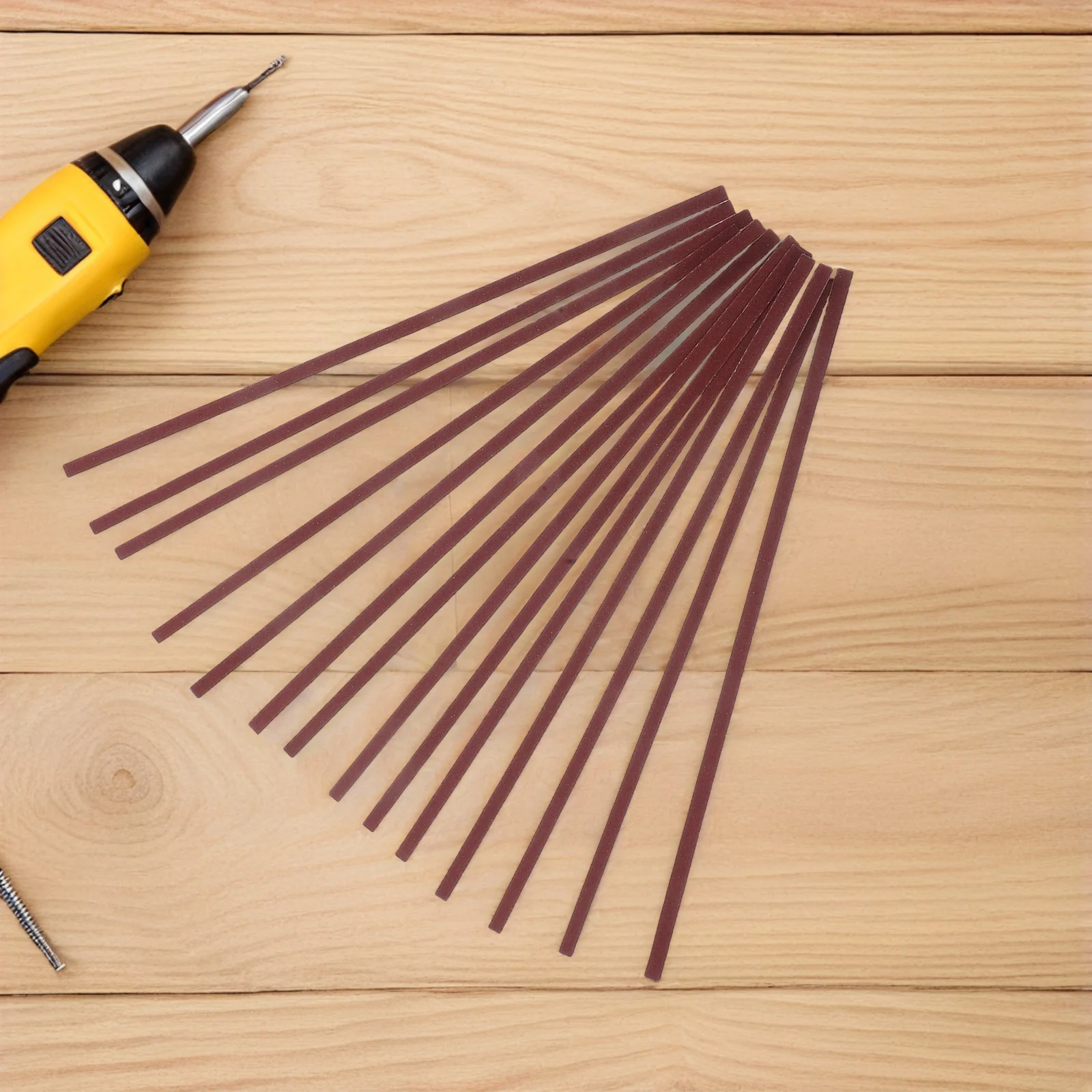 100 Pcs Abrasive Sandpaper Self Adhensive Stripes for Woodworking Projects Turning Spindles Pens Bowls Moldings Glass Sculptures
100 Pcs Abrasive Sandpaper Self Adhensive Stripes for Woodworking Projects Turning Spindles Pens Bowls Moldings Glass Sculptures