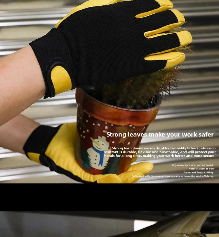 Sheepskin Leather Work Gloves Safety Labour Protection Garden Sports Motorcycle Driver Workers Work Welding Wearresistant Gloves
Sheepskin Leather Work Gloves Safety Labour Protection Garden Sports Motorcycle Driver Workers Work Welding Wearresistant Gloves