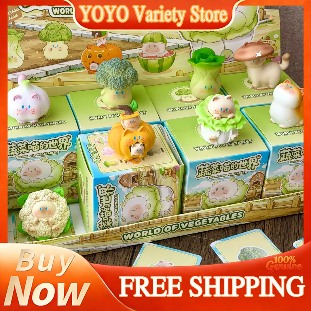 Vegetable Meow World Blind Box Cute Cat Figure Desktop Ornament Adorable Pet Doll Creative Collectible Present For Toys Lovers
Vegetable Meow World Blind Box Cute Cat Figure Desktop Ornament Adorable Pet Doll Creative Collectible Present For Toys Lovers