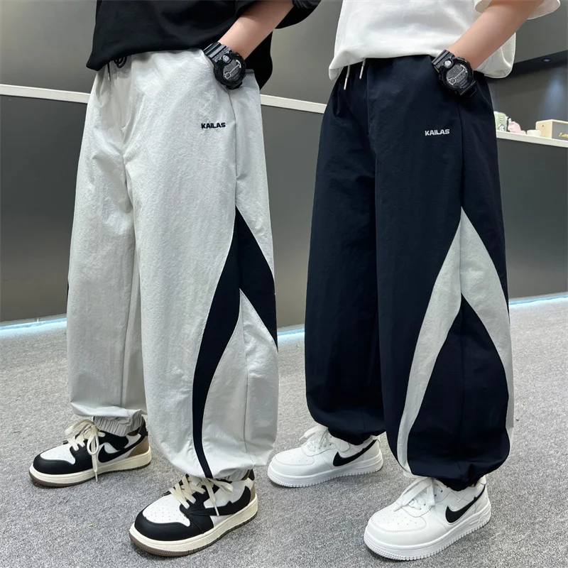 Kids Summer Quick-Drying Sport Pants For Teens Boys Fashion Street Casual Trousers Child Print Slim Fit Loose Sweatpants 5-14Yrs
Kids Summer Quick-Drying Sport Pants For Teens Boys Fashion Street Casual Trousers Child Print Slim Fit Loose Sweatpants 5-14Yrs