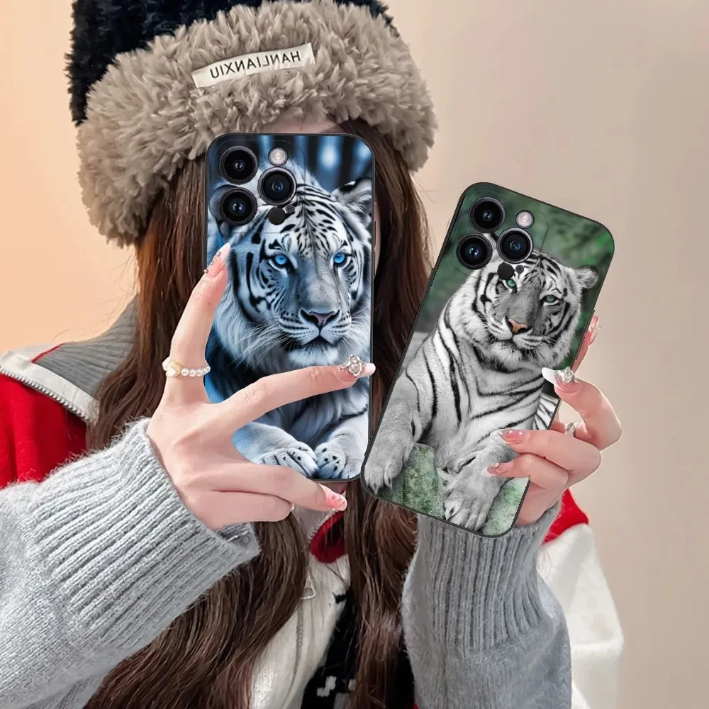Animal White Tiger Pattern Phone Case For iPhone 16,15,14,13,12,11,Plus,Pro Max,XS,X,XR,SE,Mini,8,7 Soft Silicone Black Cover
Animal White Tiger Pattern Phone Case For iPhone 16,15,14,13,12,11,Plus,Pro Max,XS,X,XR,SE,Mini,8,7 Soft Silicone Black Cover