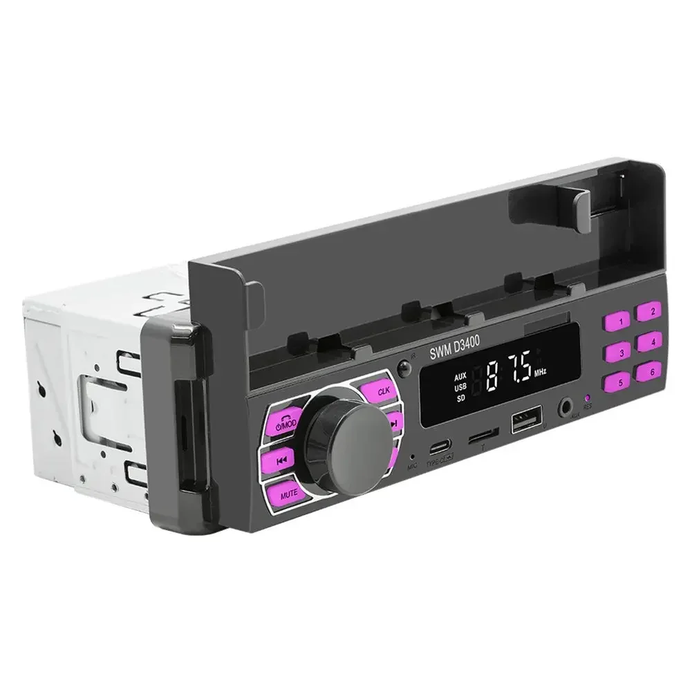 Автомобильная стереосистема 1 DIN в приборной панели, цифровой MP3-плеер, светодиодный экран, универсальная установка, высококачественный держатель для мобильного телефона
Автомобильная стереосистема 1 DIN в приборной панели, цифровой MP3-плеер, светодиодный экран, универсальная установка, высококачественный держатель для мобильного телефона