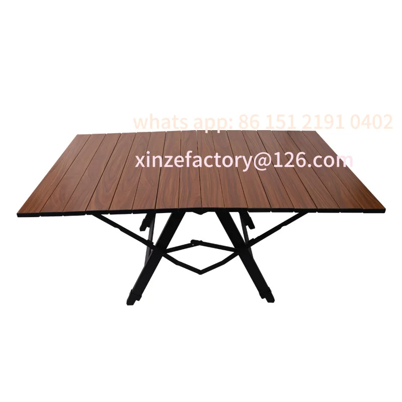 Customizable New Outdoor Folding Table Aluminum Alloy Egg Roll Table Portable Camping Picnic Camping Table Folding Wood Grain
Customizable New Outdoor Folding Table Aluminum Alloy Egg Roll Table Portable Camping Picnic Camping Table Folding Wood Grain