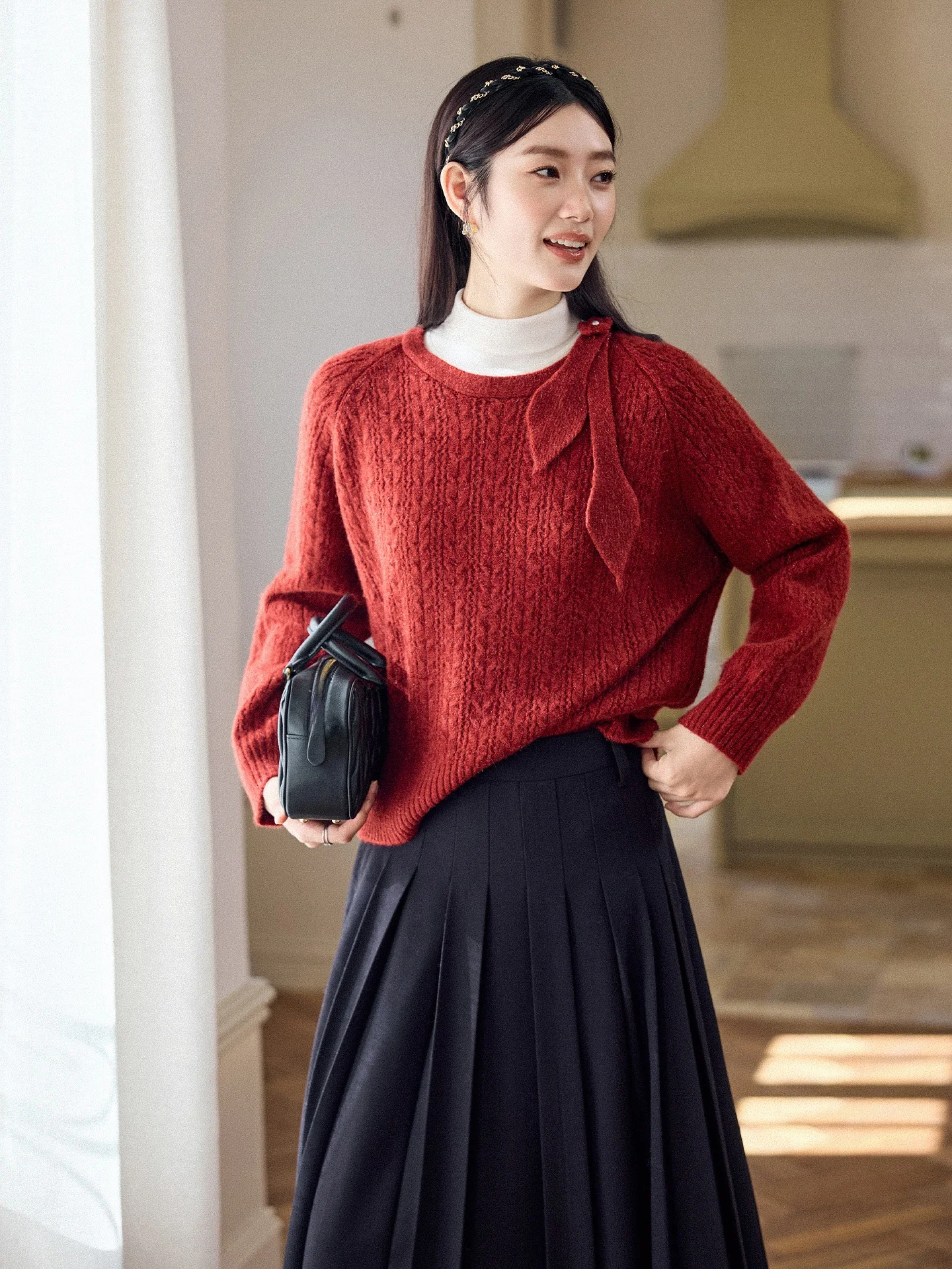 Loose Fit round Ne Knitwear Women's Sle Lazy Design Sensation Autumn Winter New Arrival Red Color Comfortable Long Sve...
Loose Fit round Ne Knitwear Women's Sle Lazy Design Sensation Autumn Winter New Arrival Red Color Comfortable Long Sve...