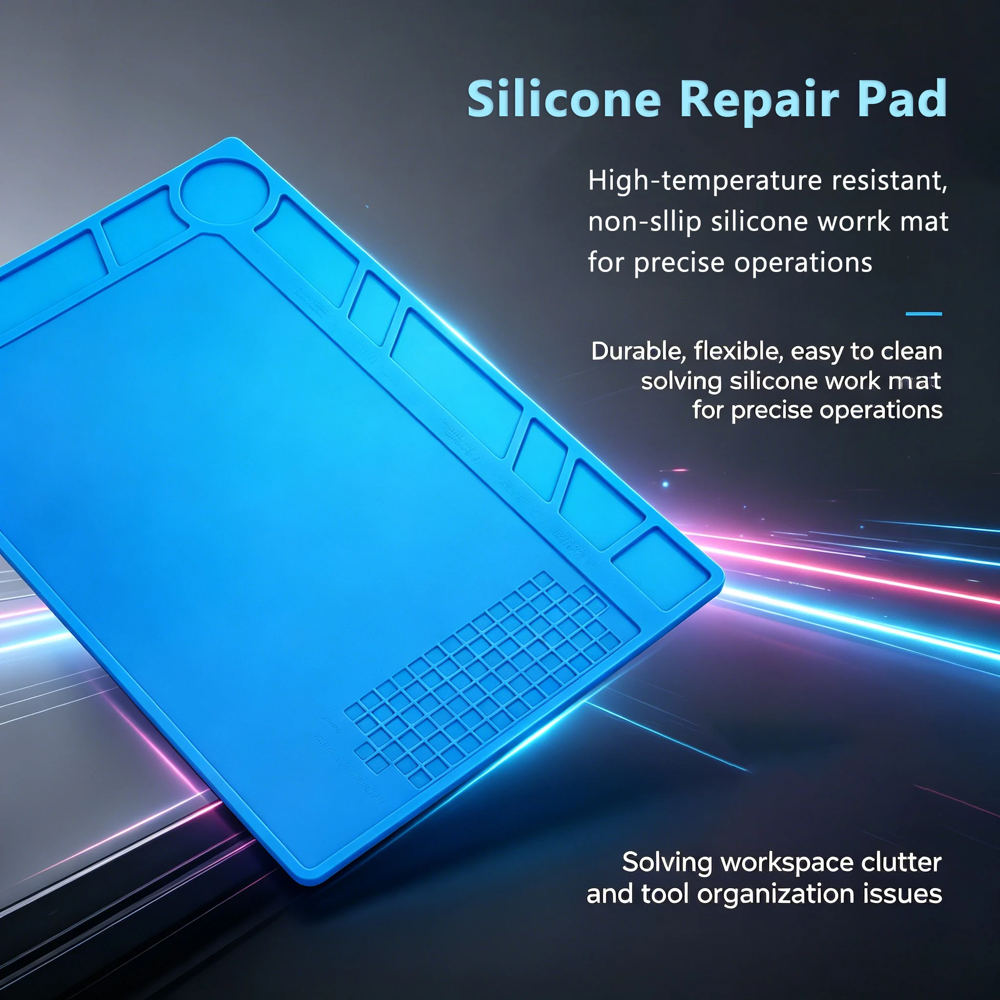 Soldering Mat ESD Heat Resistant Insulation Work Mat Soldering Station Kit Silicone Phone Repair Pad Maintenance Platform
Soldering Mat ESD Heat Resistant Insulation Work Mat Soldering Station Kit Silicone Phone Repair Pad Maintenance Platform
