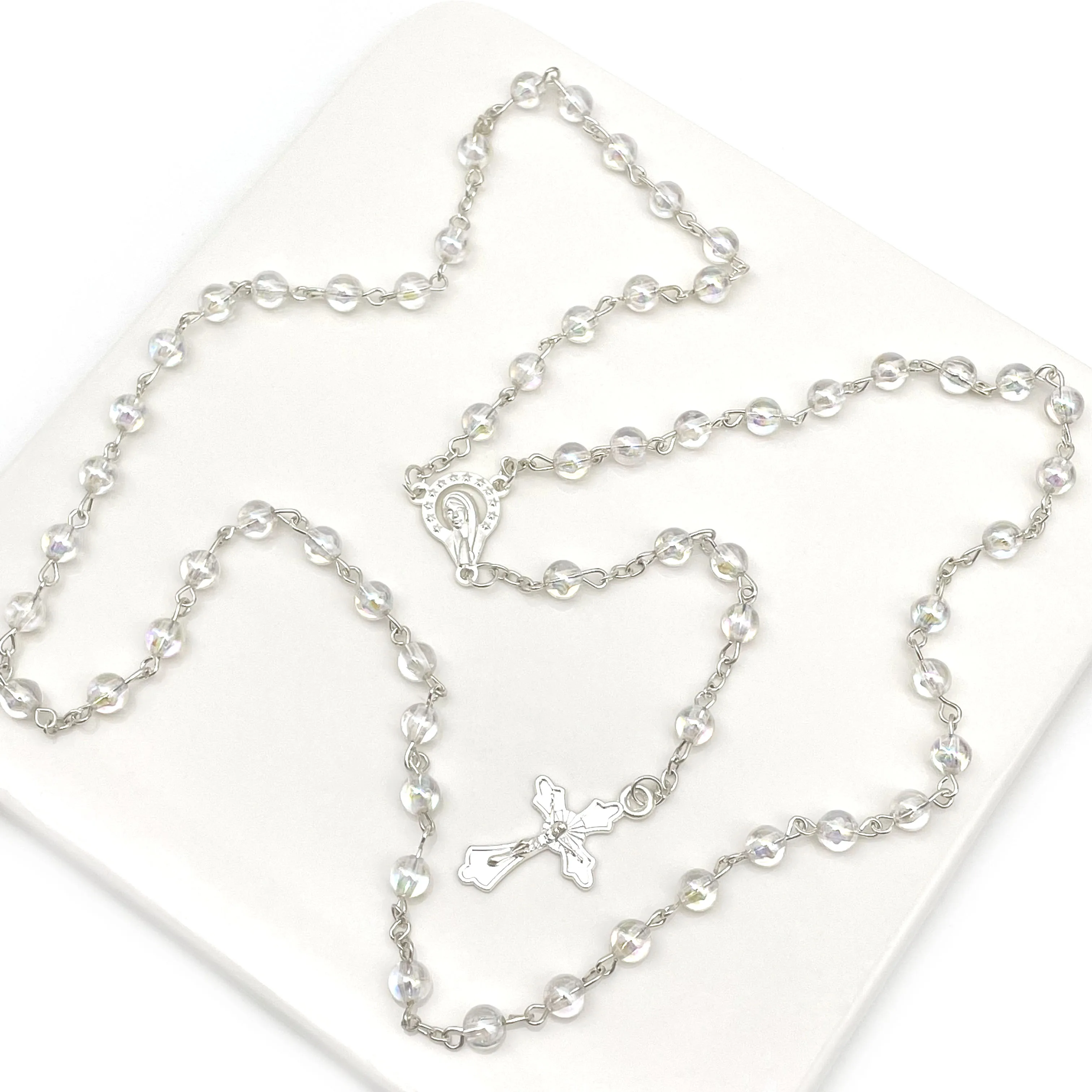 12 шт., четки для крещения Богоматери Гваделупской, прозрачные жемчужные четки в стеклянной банке, бутылка Recuerdos de Bautizo, первое причастие, сладкая 15 бит
12 шт., четки для крещения Богоматери Гваделупской, прозрачные жемчужные четки в стеклянной банке, бутылка Recuerdos de Bautizo, первое причастие, сладкая 15 бит