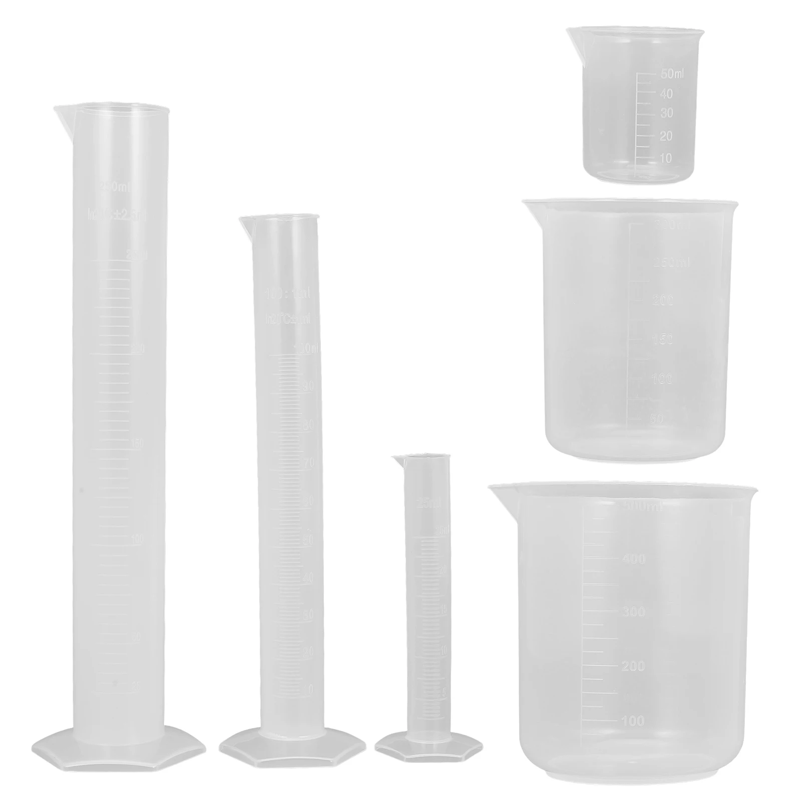 Measuring Cups Set Plastic Clear Beakers Test Tubes Liquid Measurement Household Baking Easy Clean High Temperature
Measuring Cups Set Plastic Clear Beakers Test Tubes Liquid Measurement Household Baking Easy Clean High Temperature