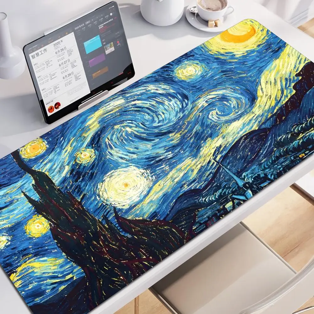 Van Gogh Art Mouse Pad Gamer XL New Large Home HD Mousepad XXL Playmat Soft Office Non-Slip Carpet Office Accessories Mouse Mats
Van Gogh Art Mouse Pad Gamer XL New Large Home HD Mousepad XXL Playmat Soft Office Non-Slip Carpet Office Accessories Mouse Mats
