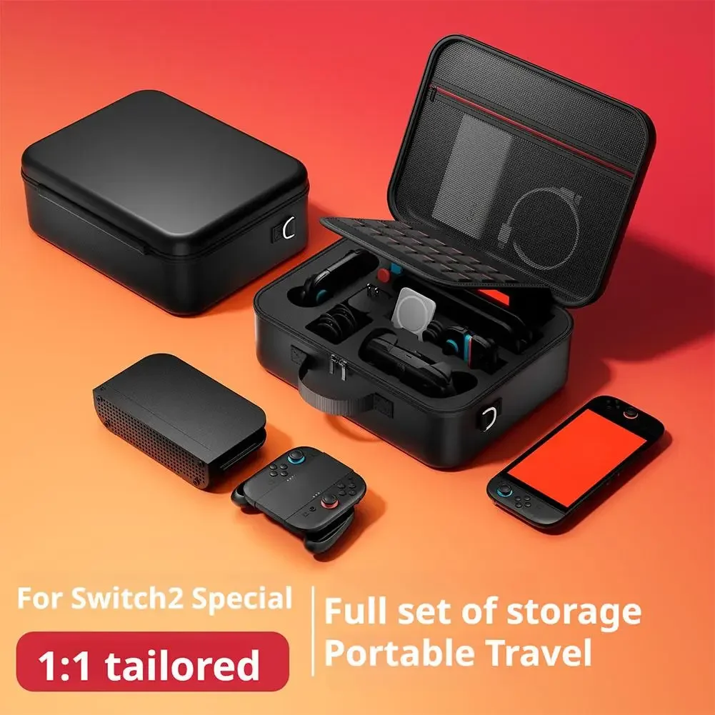 Protective Complete Storage Case for Switch 2 Large Capacity Hard Shell Travel Organizer with Game Card Holder Portable Pouch
Protective Complete Storage Case for Switch 2 Large Capacity Hard Shell Travel Organizer with Game Card Holder Portable Pouch