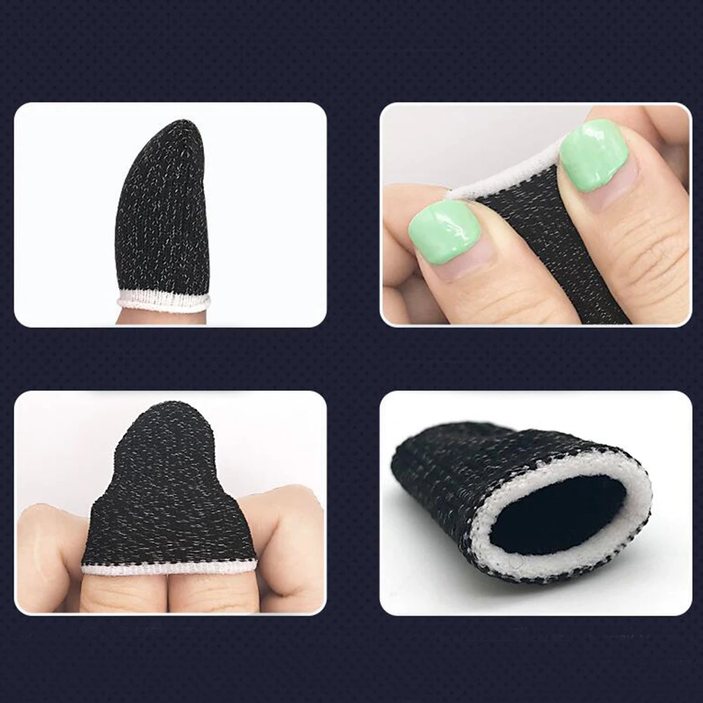 10 Pcs Non-slip Finger Cots Anti-swaeat Cover Phone Game Playing Accessory Sleeves Accessories Screen Touch for
10 Pcs Non-slip Finger Cots Anti-swaeat Cover Phone Game Playing Accessory Sleeves Accessories Screen Touch for