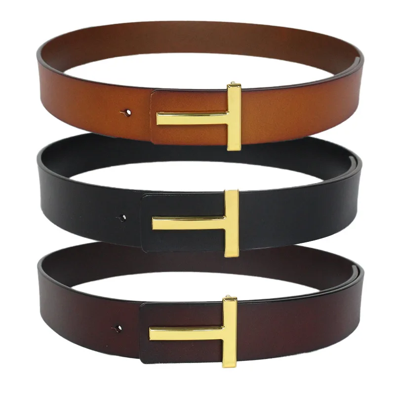 Luxury 3.8cm Width TF Real Leather Designer Brand T Outdoor Men Belt Soft Real Accessories Women Black Belt
Luxury 3.8cm Width TF Real Leather Designer Brand T Outdoor Men Belt Soft Real Accessories Women Black Belt
