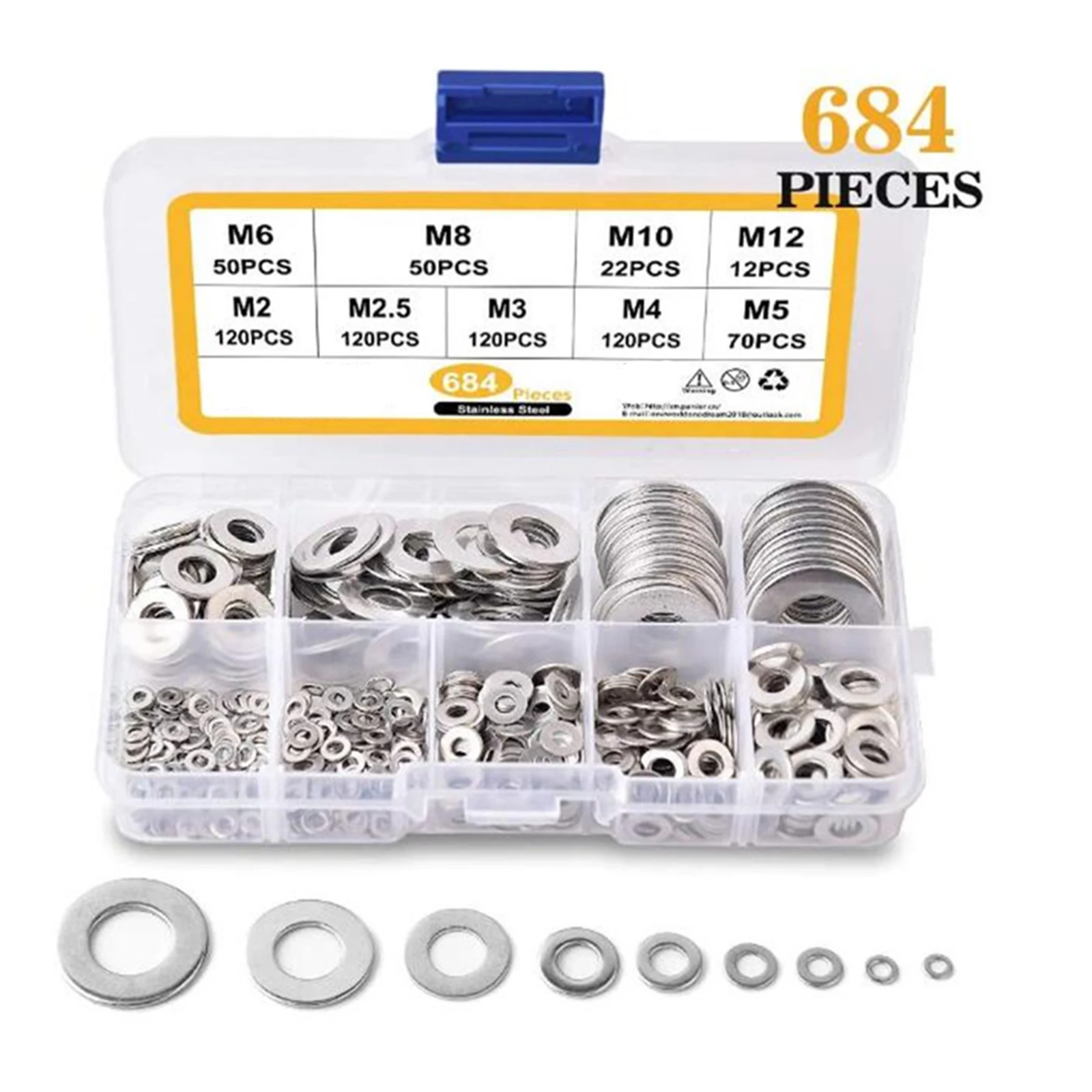 Reliable Stainless Steel Washers 684Pcs Optimal Size for Various Applications Emphasizes Customer Satisfaction
Reliable Stainless Steel Washers 684Pcs Optimal Size for Various Applications Emphasizes Customer Satisfaction