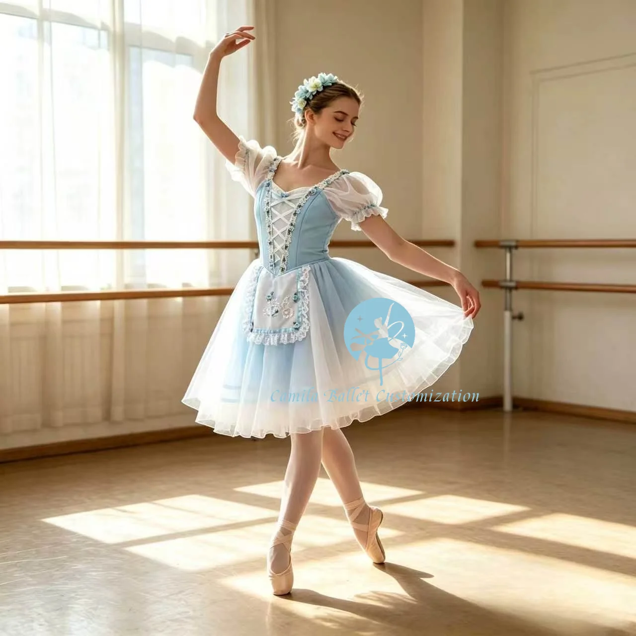 High-end new style The Unstoppable Daughter Coppelia Variation Ballet Performance Long Veil Skirt for Adults and Children
High-end new style The Unstoppable Daughter Coppelia Variation Ballet Performance Long Veil Skirt for Adults and Children