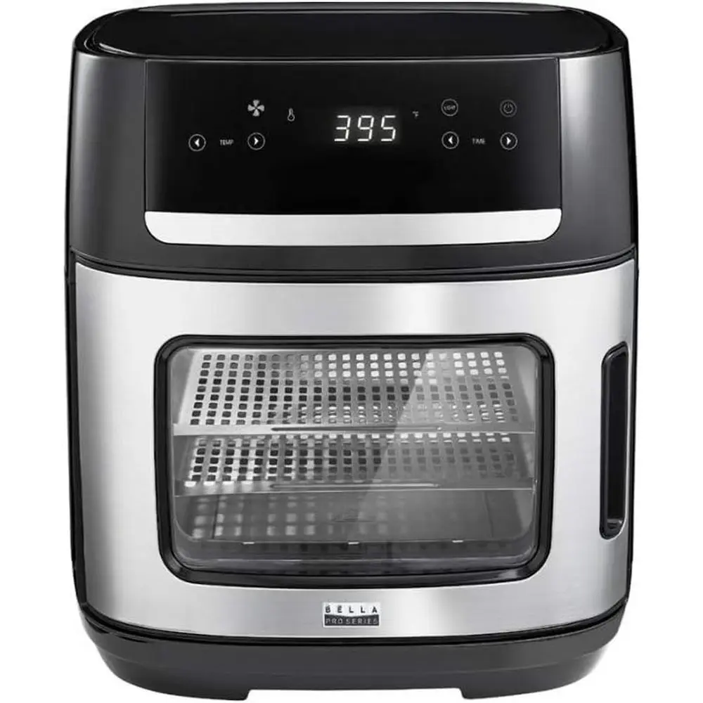 4-Slice Convection Toaster Oven with Air Fryer, Dehydrator, and Rotisserie - Stainless Steel
4-Slice Convection Toaster Oven with Air Fryer, Dehydrator, and Rotisserie - Stainless Steel