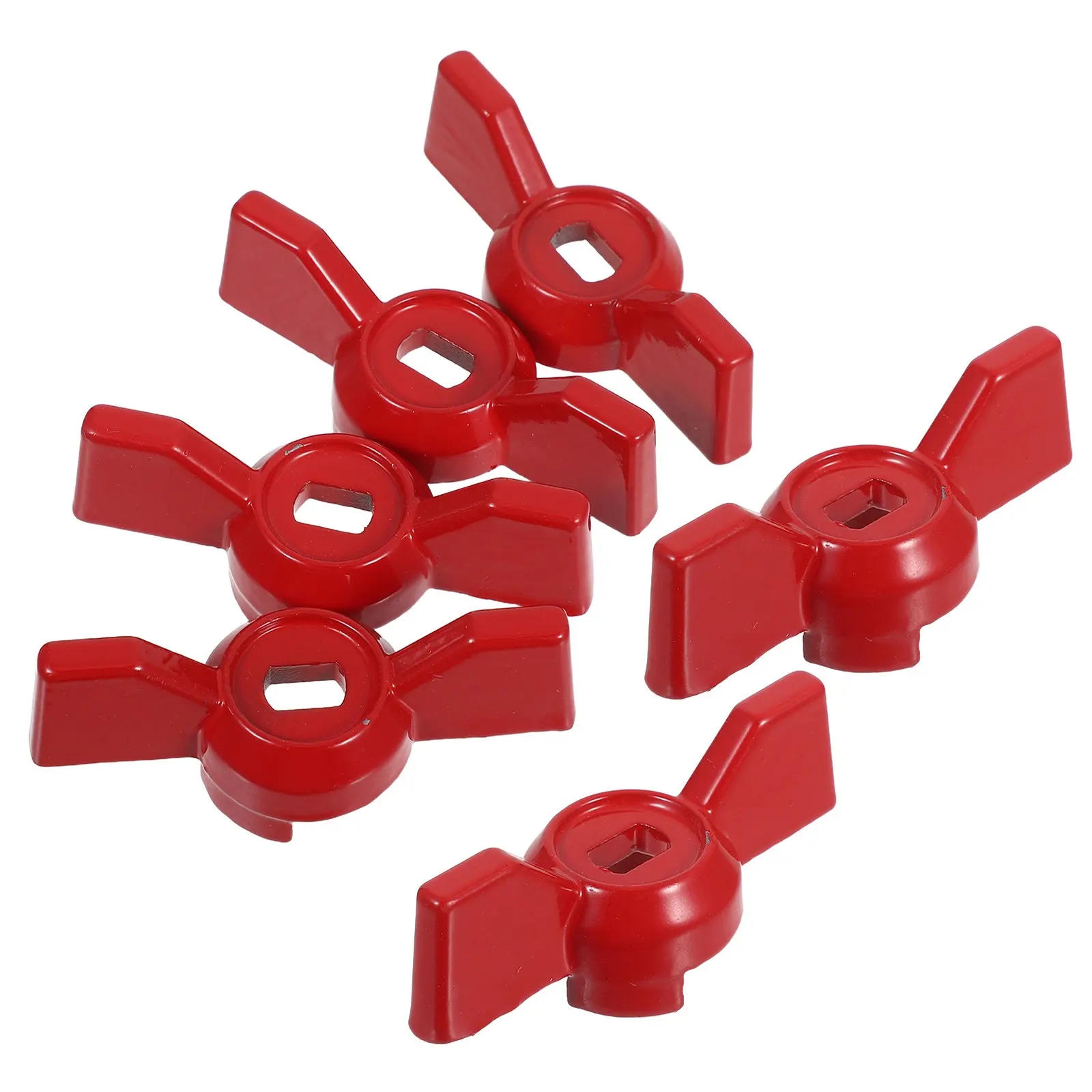 6Pcs Outdoor Valve Handle Replacement Butterfly Shape Flat Hole 8x5mm Garden Tap Ball Valve Shut Off Lever Control Handle
6Pcs Outdoor Valve Handle Replacement Butterfly Shape Flat Hole 8x5mm Garden Tap Ball Valve Shut Off Lever Control Handle