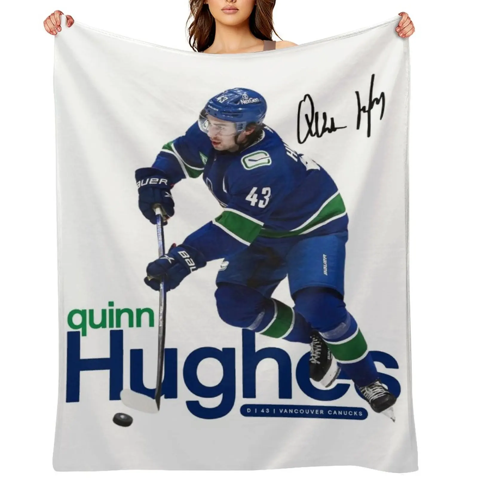 Quinn Hughes Throw Blanket Loose Multi-Purpose warm for winter Cute Blankets
Quinn Hughes Throw Blanket Loose Multi-Purpose warm for winter Cute Blankets