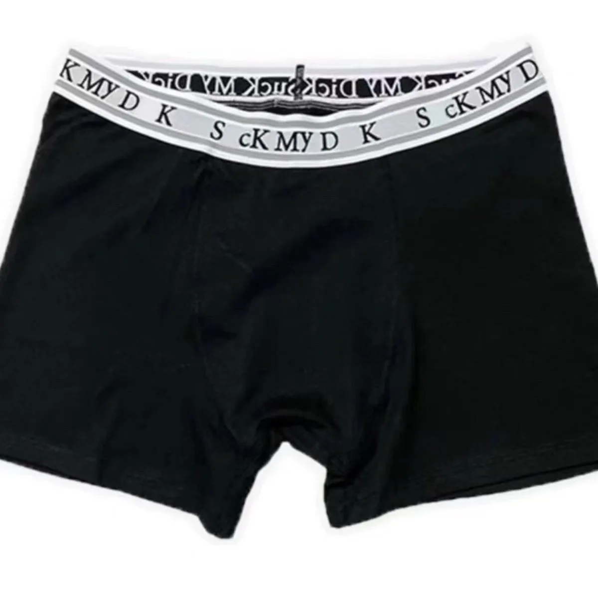 Letter Exposed Boxer Underwear for Men and Women of The Same Style Fun Niche
Letter Exposed Boxer Underwear for Men and Women of The Same Style Fun Niche