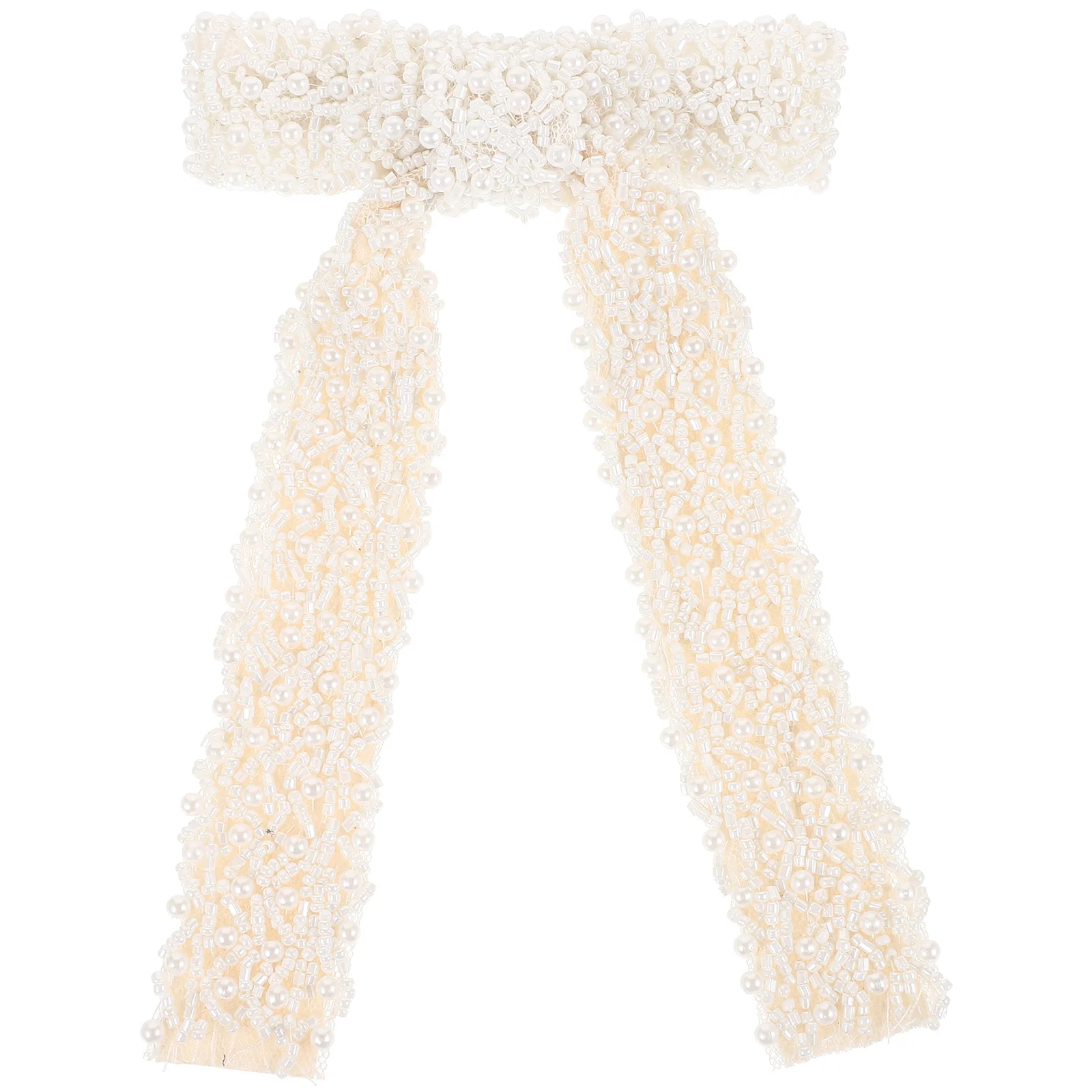 Pearl Beaded Hair Clip Ties Bows for Teen Girls Accessories Ponytail Big Fabric Women Toddler Barrettes
Pearl Beaded Hair Clip Ties Bows for Teen Girls Accessories Ponytail Big Fabric Women Toddler Barrettes