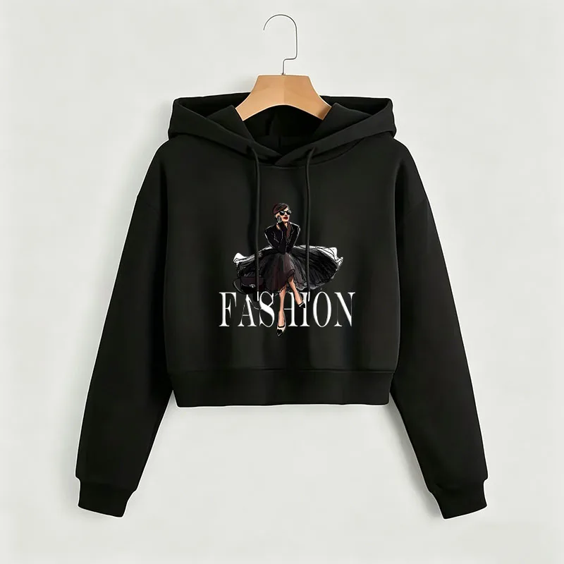 Fashion Print Autumn Winter Cropped Sweatshirt Crop Top Hoodie Y2k Sweatshirts Gothic Casual Style Clothes
Fashion Print Autumn Winter Cropped Sweatshirt Crop Top Hoodie Y2k Sweatshirts Gothic Casual Style Clothes