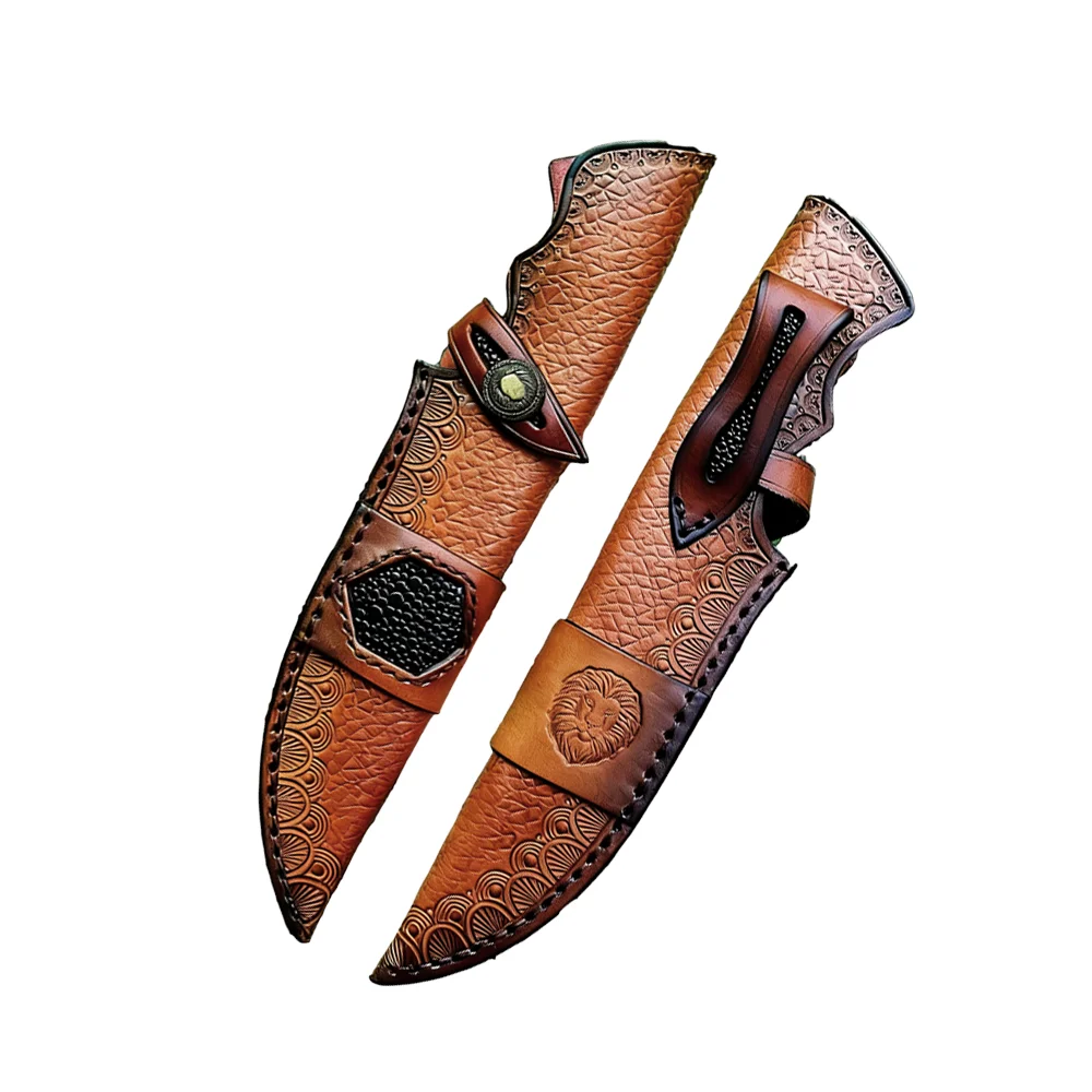 28.5 CM Fixed Balde Knife Holder First Layer Cowhide Scabbard Universal Knife Cover Leather Sheath for Hunting Knife Holsters
28.5 CM Fixed Balde Knife Holder First Layer Cowhide Scabbard Universal Knife Cover Leather Sheath for Hunting Knife Holsters