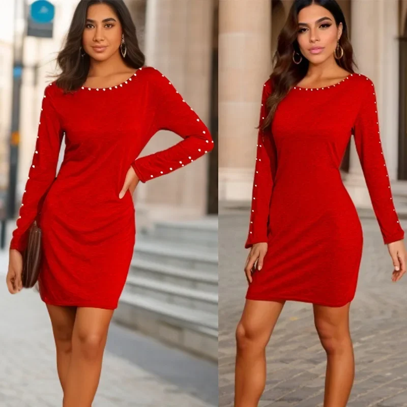2024 New Arrival Elegant Style Women's Long Sleeve Beaded Sexy Wrap Hip One Step Dress Evening Party Prom Ladies Clothes Dresses
2024 New Arrival Elegant Style Women's Long Sleeve Beaded Sexy Wrap Hip One Step Dress Evening Party Prom Ladies Clothes Dresses