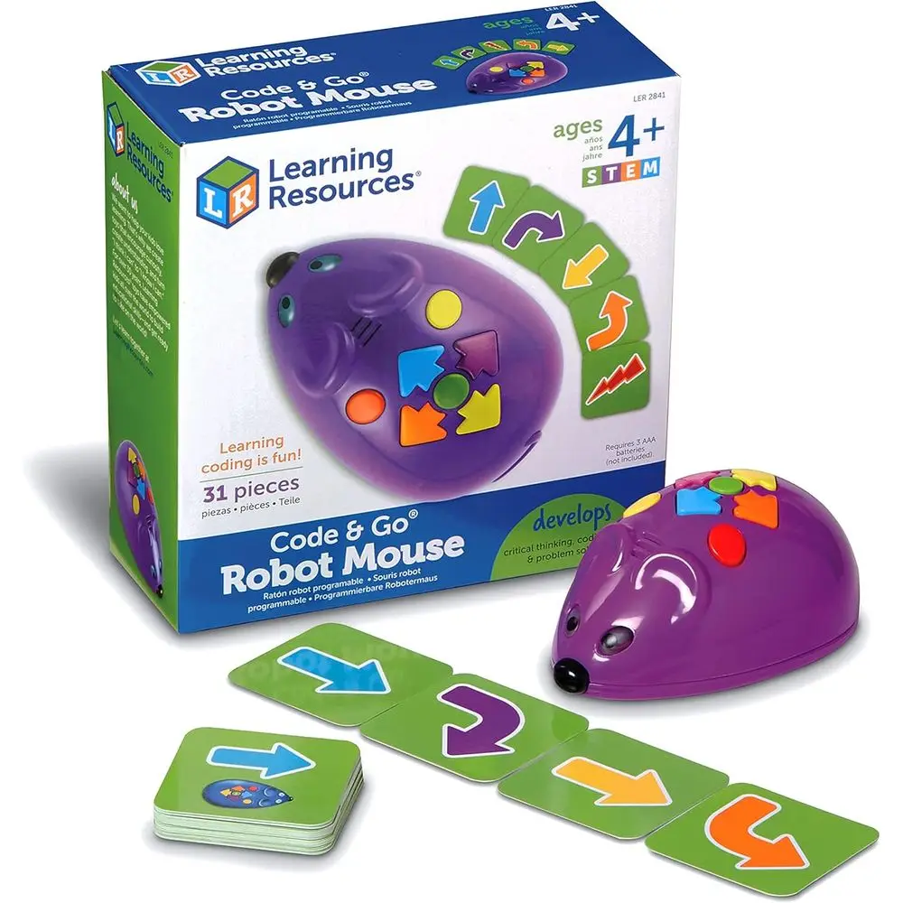 STEM Learning Robot Mouse for Toddlers - Programmable Games, Screen-Free Activities, Ideal for Preschool and School, Suitable fo
STEM Learning Robot Mouse for Toddlers - Programmable Games, Screen-Free Activities, Ideal for Preschool and School, Suitable fo