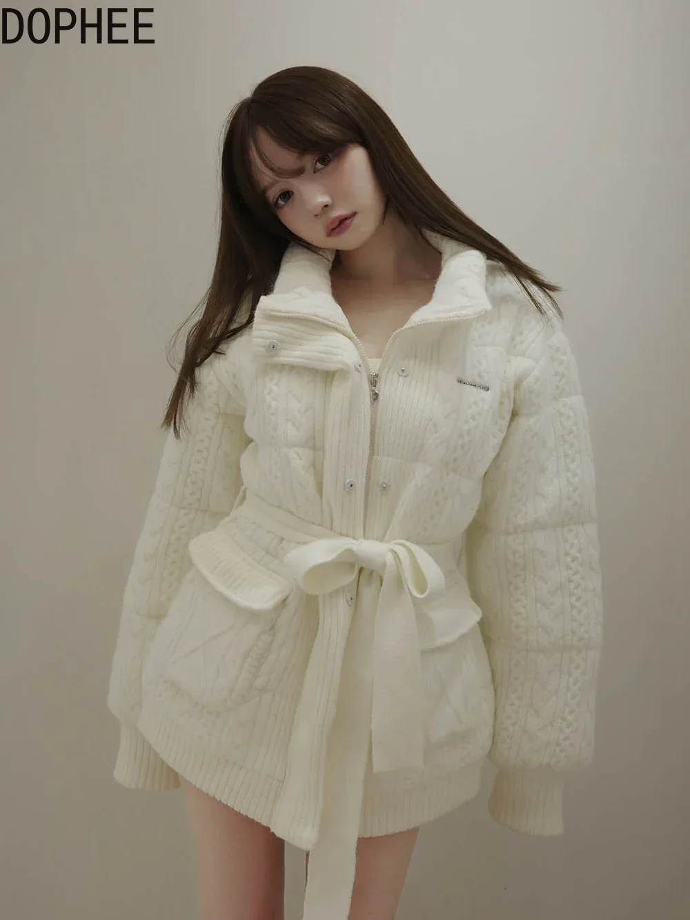 Japanese Autumn Winter Hooded Zip Cardigans Coat Keep Warm Knitted Outerwear Long Sleeve Women Knit Jacket (30days Shipped)
Japanese Autumn Winter Hooded Zip Cardigans Coat Keep Warm Knitted Outerwear Long Sleeve Women Knit Jacket (30days Shipped)