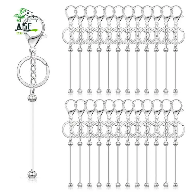 A05E-25 Pcs Beadable Keychain Bars Bulk For Beads DIY Blank Keychain Metal Beaded Keychain For Bead Keychain Crafts
A05E-25 Pcs Beadable Keychain Bars Bulk For Beads DIY Blank Keychain Metal Beaded Keychain For Bead Keychain Crafts