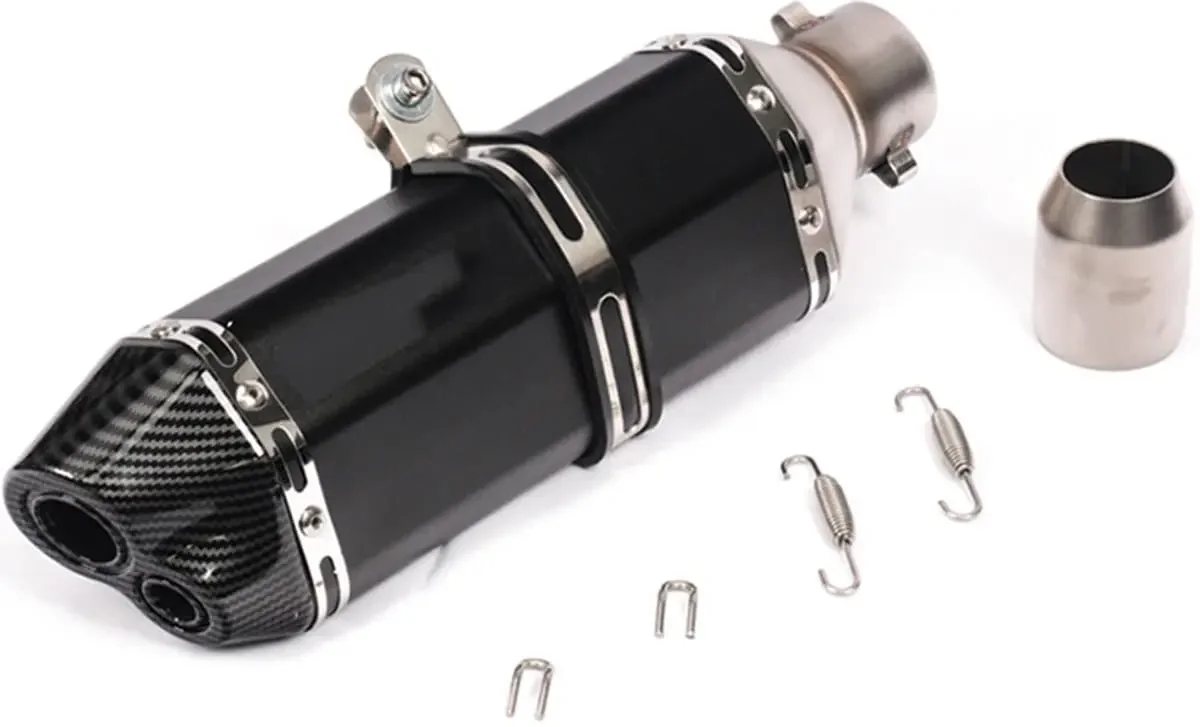 Universal Motorcycle Slip On Exhaust Muffler 1.5-2 Inch For Dirt Bike Street Sport Bike Carbon Fiber Tip
Universal Motorcycle Slip On Exhaust Muffler 1.5-2 Inch For Dirt Bike Street Sport Bike Carbon Fiber Tip