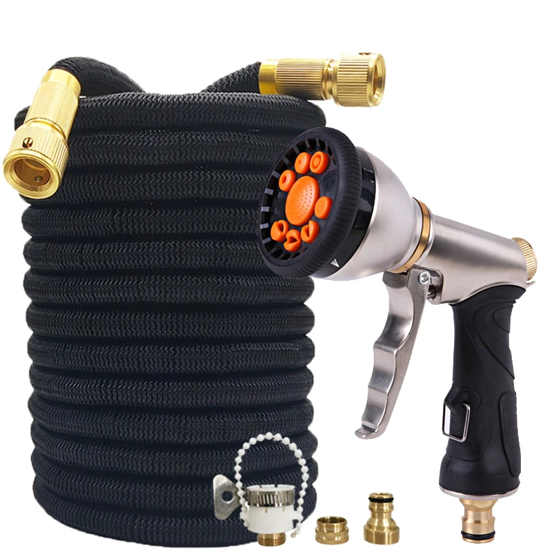 25FT-100FT Expandable Magic Water Pipe, Household Water Pipe, Metal Car Wash Water Gun, Gardening Watering, Cleaning Supplies
25FT-100FT Expandable Magic Water Pipe, Household Water Pipe, Metal Car Wash Water Gun, Gardening Watering, Cleaning Supplies