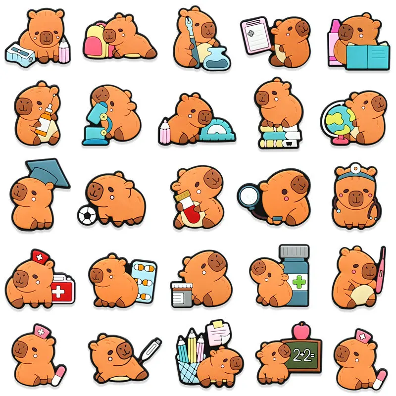 9-100PCS Mini capybara series Shoe Charms Hot New Release PVC Decoration high-quality Detachable Waterproof For Party Gifts
9-100PCS Mini capybara series Shoe Charms Hot New Release PVC Decoration high-quality Detachable Waterproof For Party Gifts