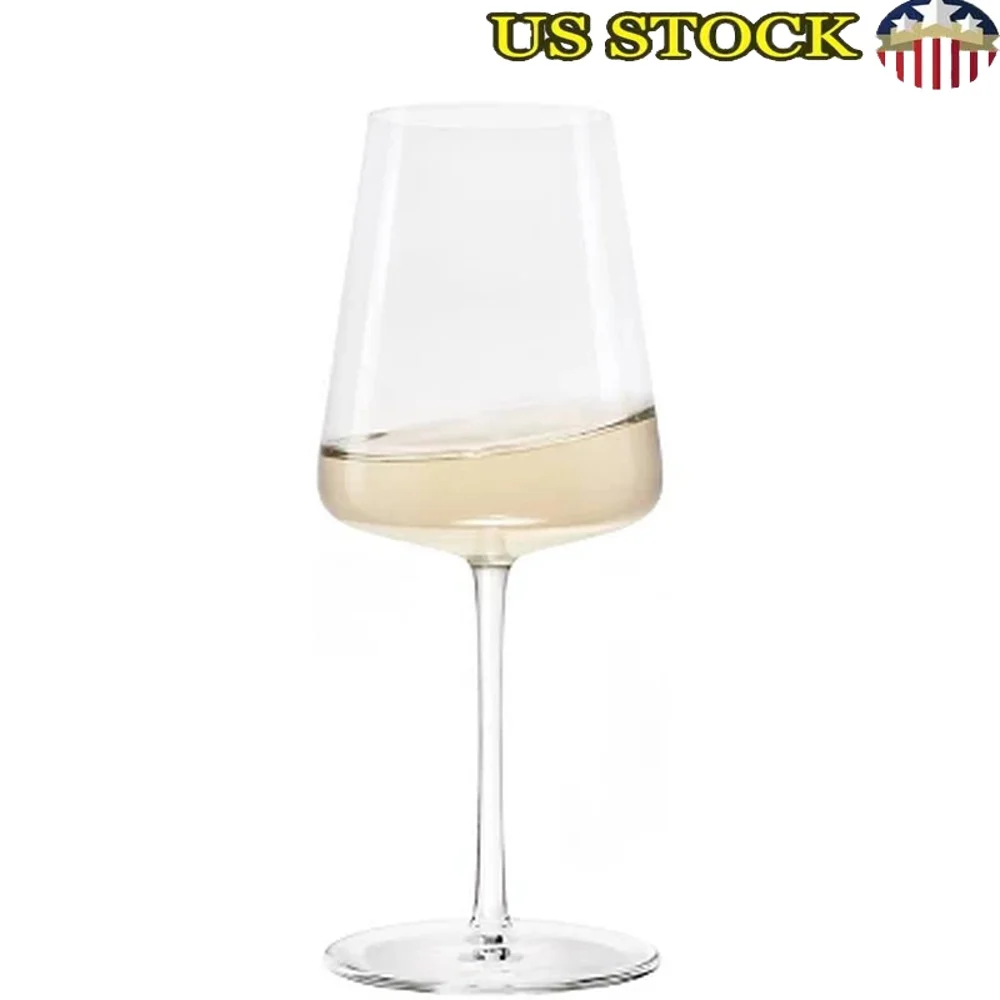 Lead-Free Crystal Wine Glasses Set of 4 Dishwasher Safe Pulled Stem Elegant Design Maximum Flavor Aroma Made in Germany
Lead-Free Crystal Wine Glasses Set of 4 Dishwasher Safe Pulled Stem Elegant Design Maximum Flavor Aroma Made in Germany