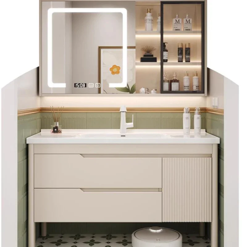 Modern With Sink Bathroom Shelves Storage Dresser Open Vanities Bathroom Vanities Multifunction Bathroom Fixture Gabinetti LLBC
Modern With Sink Bathroom Shelves Storage Dresser Open Vanities Bathroom Vanities Multifunction Bathroom Fixture Gabinetti LLBC