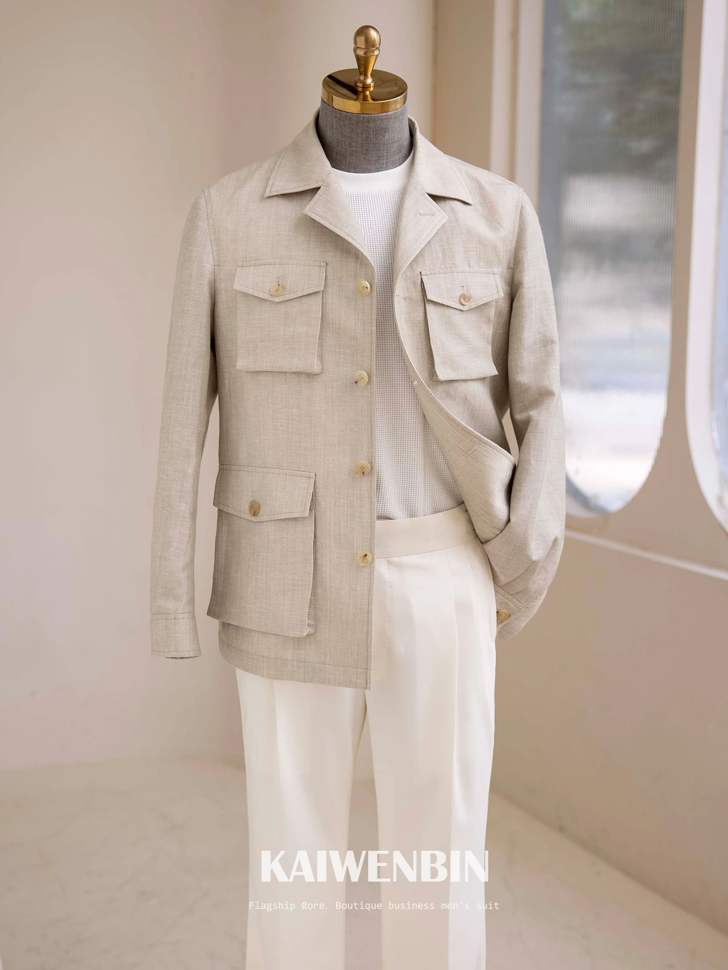 Hunting Jacket Men's Linen Wool Blend Vintage Cool Blazer Luxury Breathable Comfort Casual Outerwear High-End Custom
Hunting Jacket Men's Linen Wool Blend Vintage Cool Blazer Luxury Breathable Comfort Casual Outerwear High-End Custom