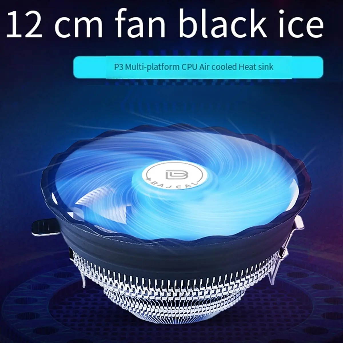 HGHO BAJEAL CPU Cooler P3 Non-Luminous Fan Luminous Dazzle Color Chassis Fan for AMD Multi-Platform for 775/115 Cooler
HGHO BAJEAL CPU Cooler P3 Non-Luminous Fan Luminous Dazzle Color Chassis Fan for AMD Multi-Platform for 775/115 Cooler
