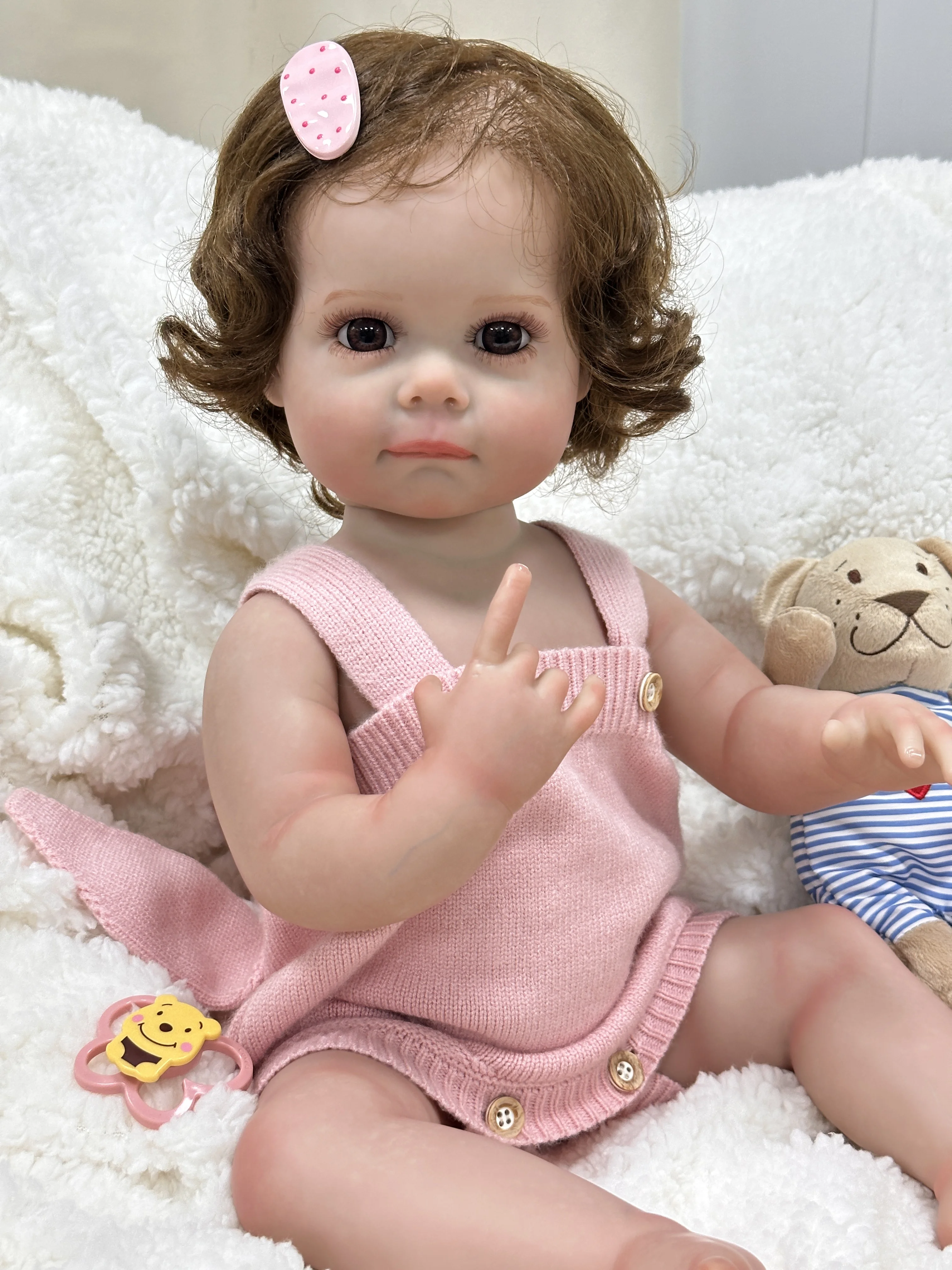 Cokela 50Cm Cuerpo Wet And Trink Enamel Lifelike Newborns Baby Female Simulation Soft Crying Silicone Kit Reborn Dolls
Cokela 50Cm Cuerpo Wet And Trink Enamel Lifelike Newborns Baby Female Simulation Soft Crying Silicone Kit Reborn Dolls