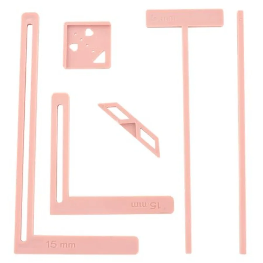 6Pcs Bookbinding Easy Scrapbooking Tool for Starter, Complete Great Stencils and Cutter Guide Kit Can Be Made into Notebook Cal
6Pcs Bookbinding Easy Scrapbooking Tool for Starter, Complete Great Stencils and Cutter Guide Kit Can Be Made into Notebook Cal
