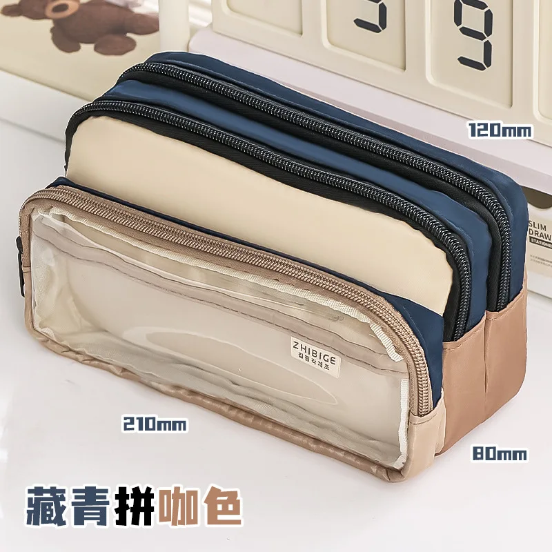 Pen bag transparent large capacity stationery bag creative multi-function stationery bag
Pen bag transparent large capacity stationery bag creative multi-function stationery bag
