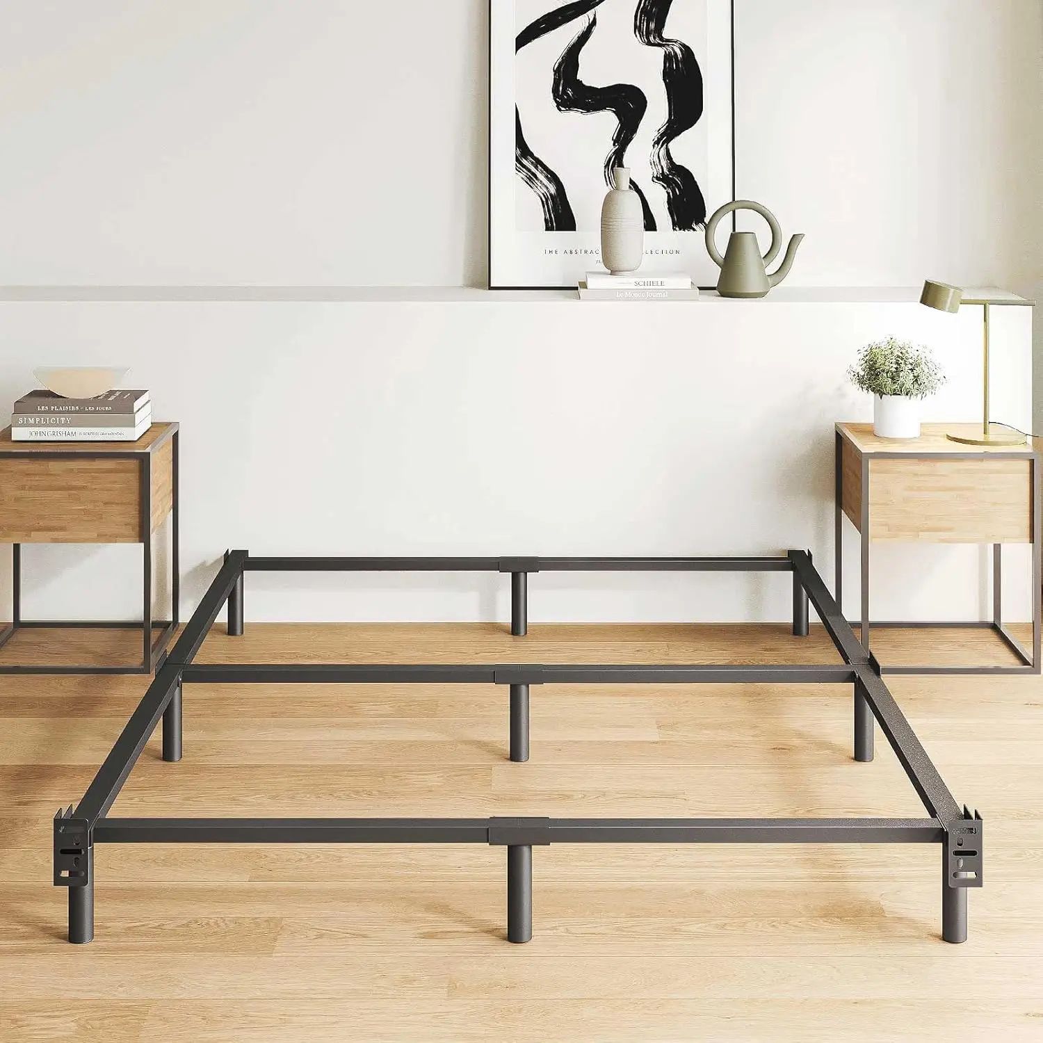 7 H Full Metal Bed Frame, Compatible With Most Box Spring Or Mattress, 9-Leg Support Metal Bed Base, Noise-Free, Easy Assembly,
7 H Full Metal Bed Frame, Compatible With Most Box Spring Or Mattress, 9-Leg Support Metal Bed Base, Noise-Free, Easy Assembly,