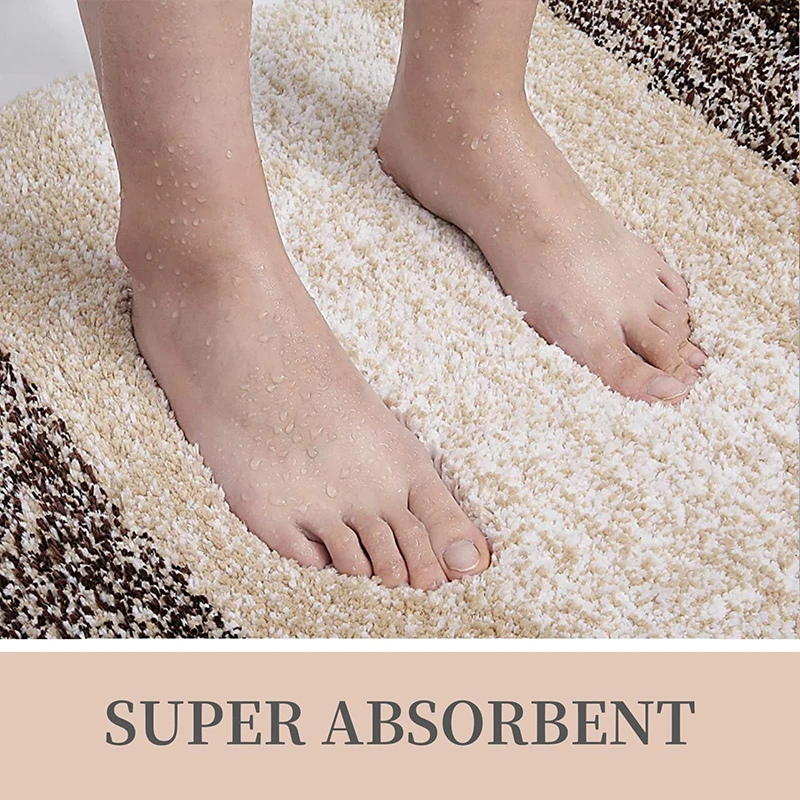 Homaxy Bathroom Rug Mats Extra Soft Absorbent Microfiber Bath Mats Non-Slip Plush Shaggy Machine Wash Carpet Bathroom Floor Rugs
Homaxy Bathroom Rug Mats Extra Soft Absorbent Microfiber Bath Mats Non-Slip Plush Shaggy Machine Wash Carpet Bathroom Floor Rugs