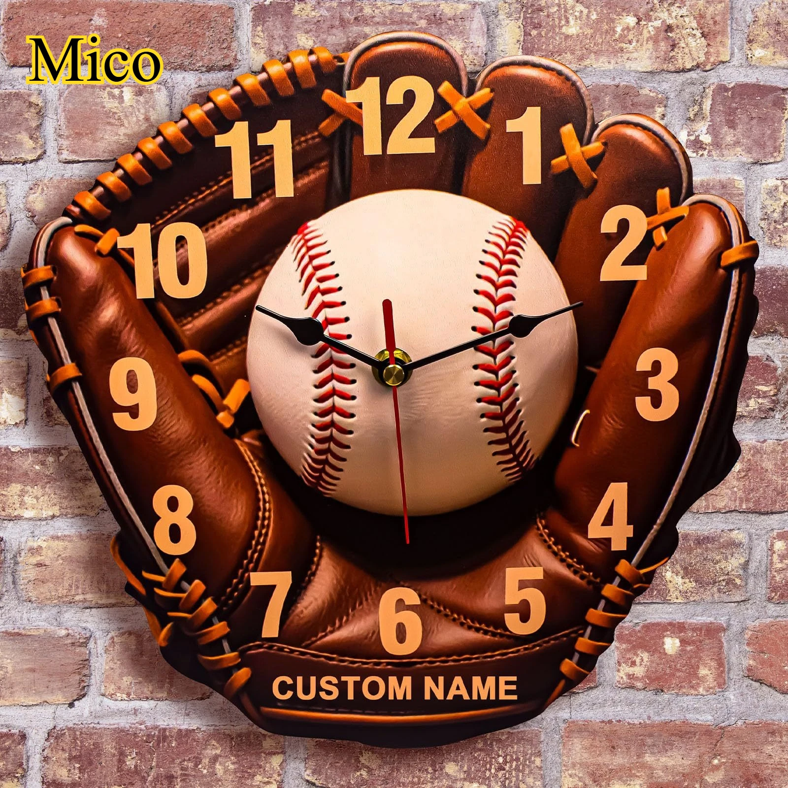 3D Baseball Glove Wall Clock - Silent Non-Ticking Sports Theme Room Decor for Boys & Men ⚾⏰
3D Baseball Glove Wall Clock - Silent Non-Ticking Sports Theme Room Decor for Boys & Men ⚾⏰