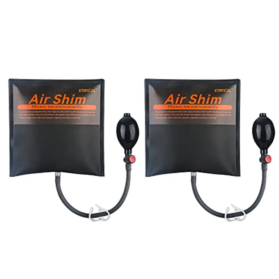 Impd 2 Piece Commercial Grade Air Wedge Bag Pump Profional Leveling Kit and Alignment Tool Iatable Shim Bag. 500 LB Rating
Impd 2 Piece Commercial Grade Air Wedge Bag Pump Profional Leveling Kit and Alignment Tool Iatable Shim Bag. 500 LB Rating