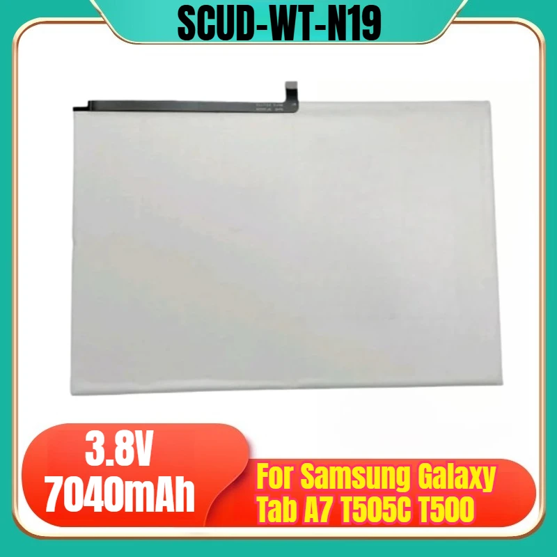 SCUD-WT-N19 3.8V 7040mAh Laptop Battery for Samsung Galaxy Tab A7 T505C T500
SCUD-WT-N19 3.8V 7040mAh Laptop Battery for Samsung Galaxy Tab A7 T505C T500
