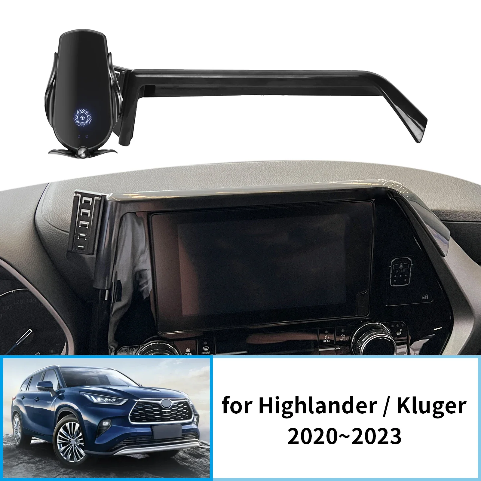 for Toyota Highlander Kluger 2020~2023 XU70 Car Mobile Phone Holder Accessories GPS Bracket Navigation Stand Auto
for Toyota Highlander Kluger 2020~2023 XU70 Car Mobile Phone Holder Accessories GPS Bracket Navigation Stand Auto