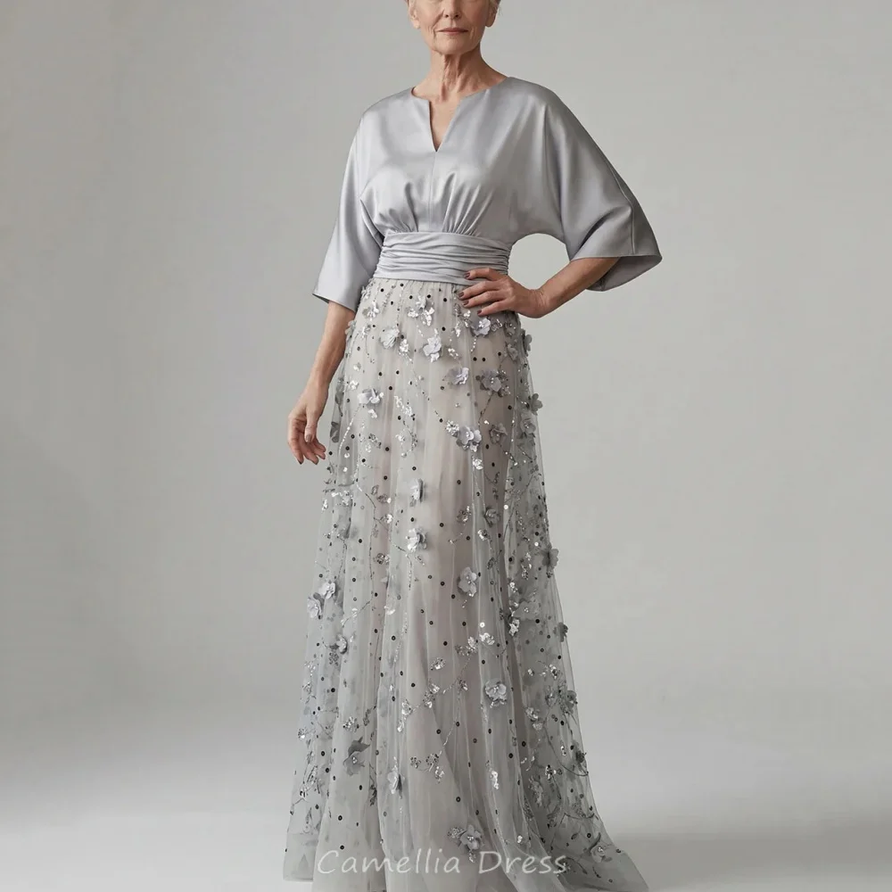 Customized Mother of the Bride Dresses A Line Formal Gowns Appliques Beadings Bride Party Dress Vintage robes invitée mariage
Customized Mother of the Bride Dresses A Line Formal Gowns Appliques Beadings Bride Party Dress Vintage robes invitée mariage