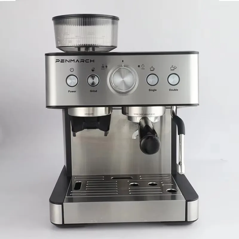 Espresso Coffee Machine with Grinder for Quick Coffee-making at Home Easy to Clean Stainless Steel Coffee Maker
Espresso Coffee Machine with Grinder for Quick Coffee-making at Home Easy to Clean Stainless Steel Coffee Maker