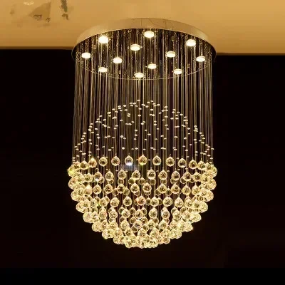 LED Round Chandelier Crystal Lighting Globular Luxury Design for Indoor Deco Dining Room Living Room Hotel Study Bar
LED Round Chandelier Crystal Lighting Globular Luxury Design for Indoor Deco Dining Room Living Room Hotel Study Bar